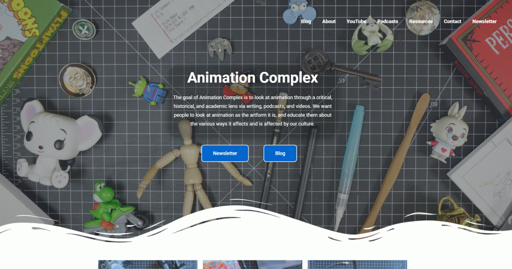 Relaunching the Animation Complex Website
